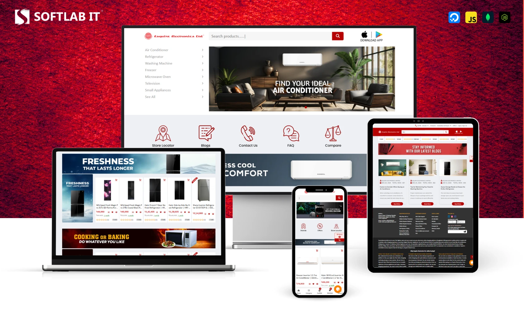 Esquire Electronics delivered by Softlab IT