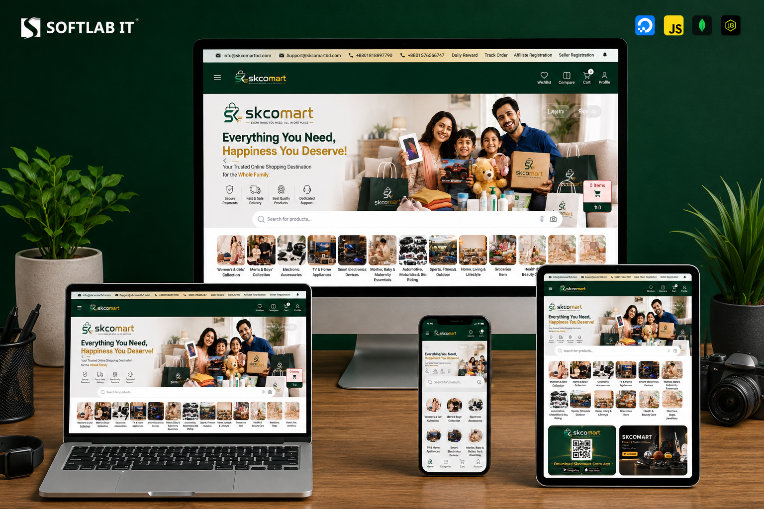 SKCOMART Marketplace case study delivered by Softlab IT