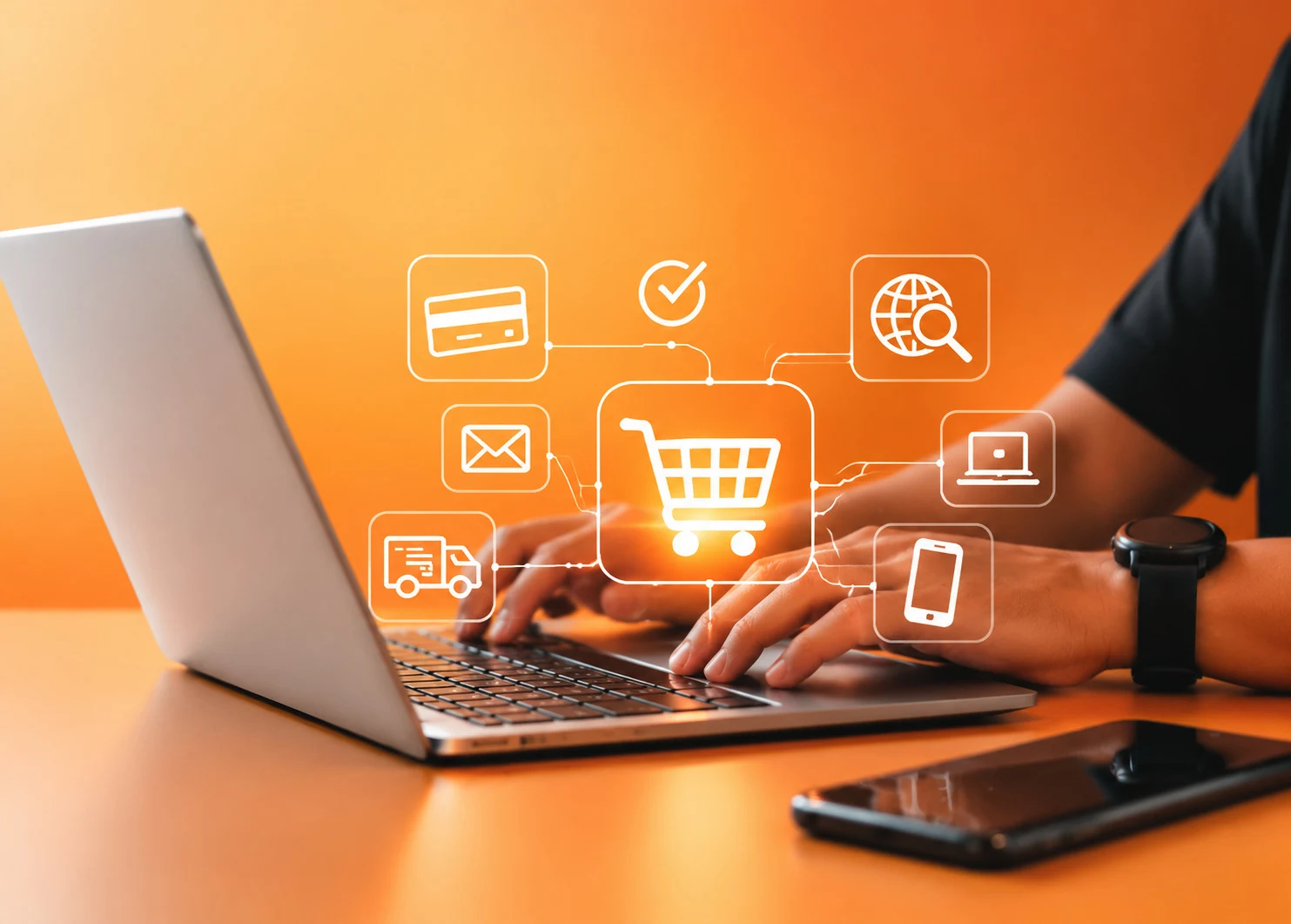 Digital Commerce interface showcase