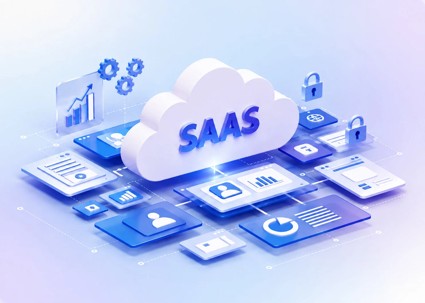 SaaS & Cloud Platforms interface showcase