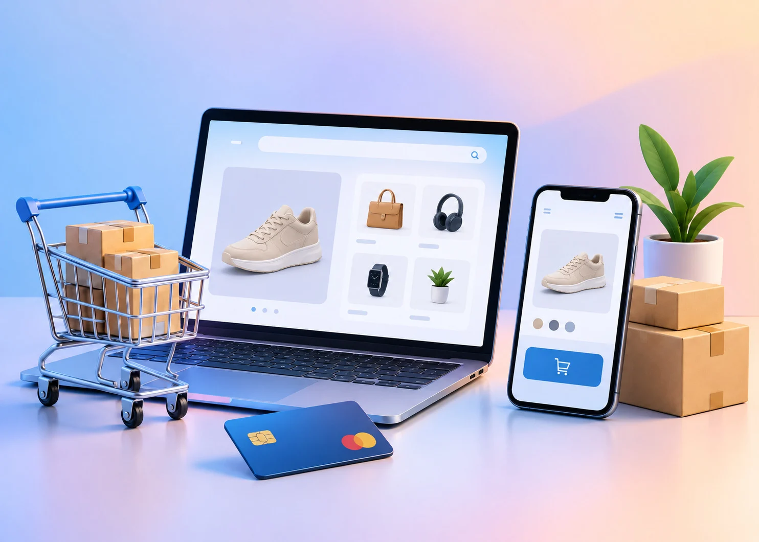 Web & Mobile Application interface showcase