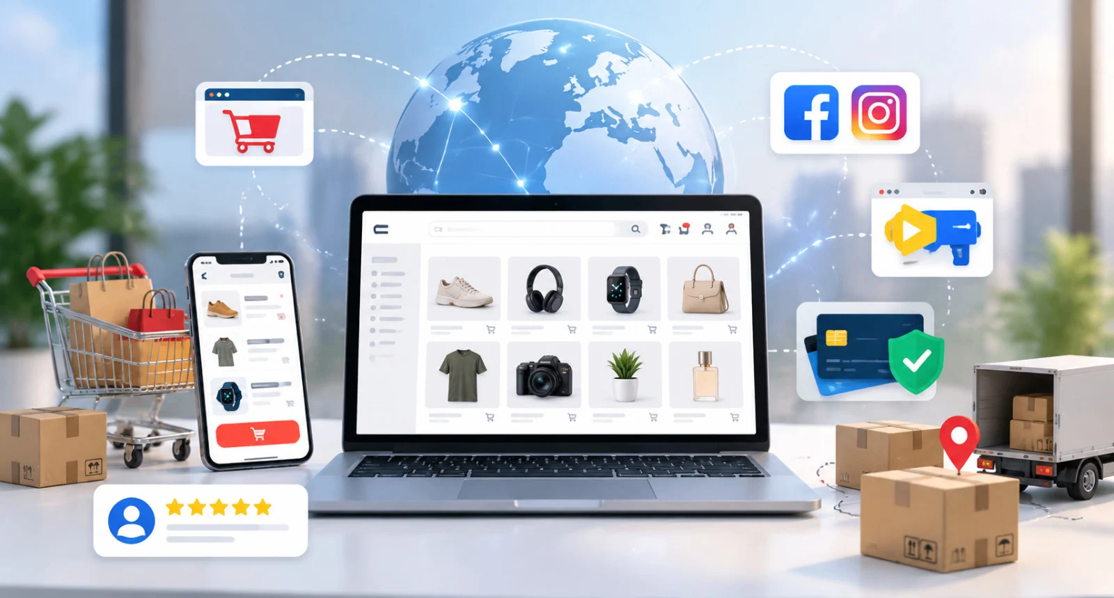 Digital commerce platform developed by Softlab IT