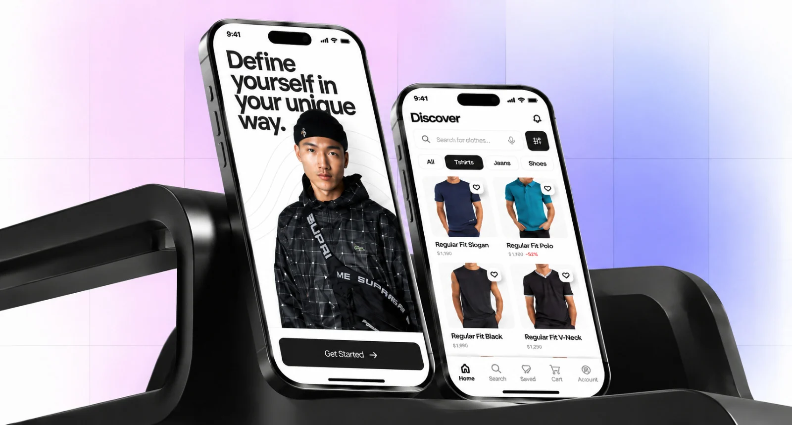 Web and mobile product interface developed by Softlab IT